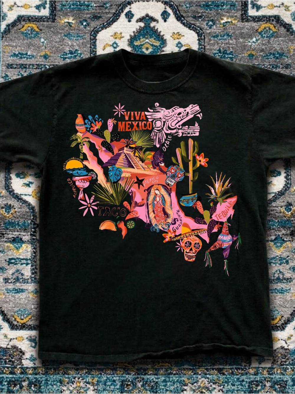 Gildan Viva Mexico Graphic Tee